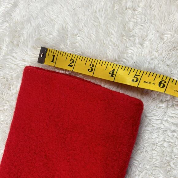 HR Ruanhong kawaii red faux fur collar coat, size 160/84a m or - Picture 11 of 11